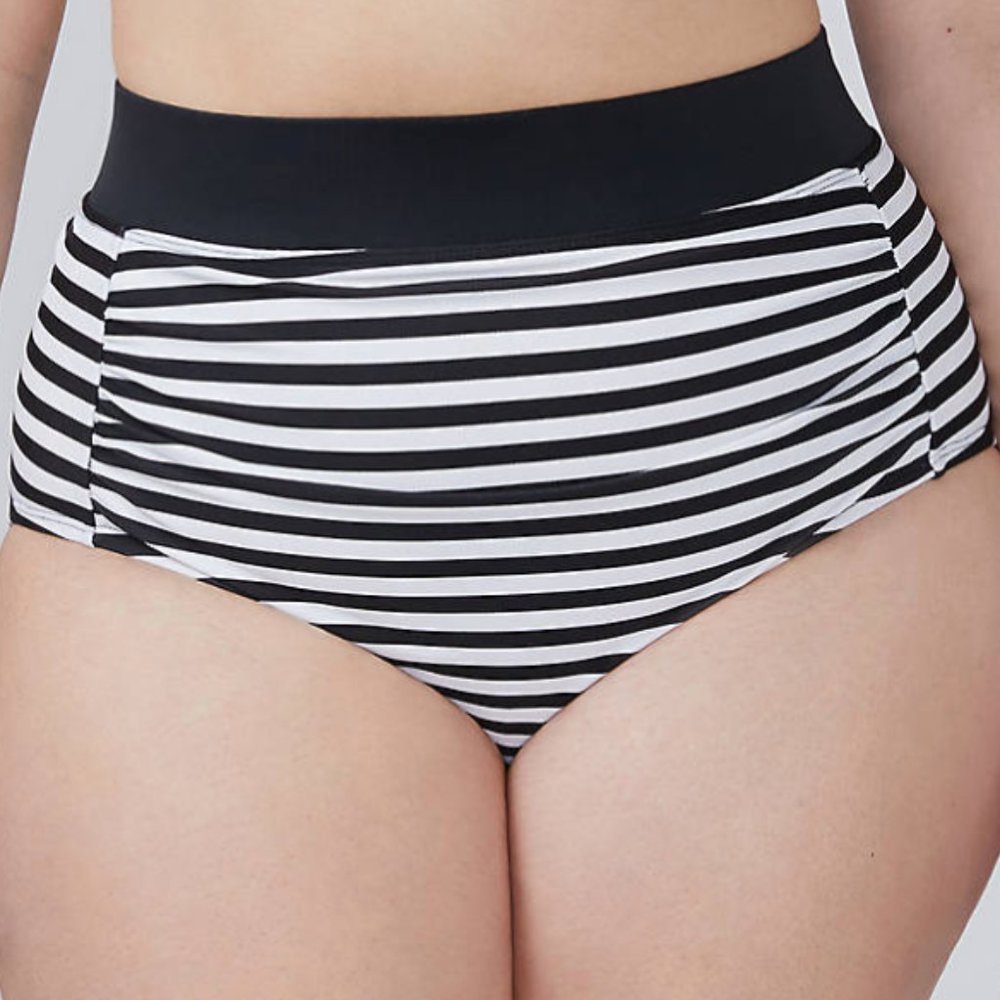 Lane Bryant Ruched Swim Brief